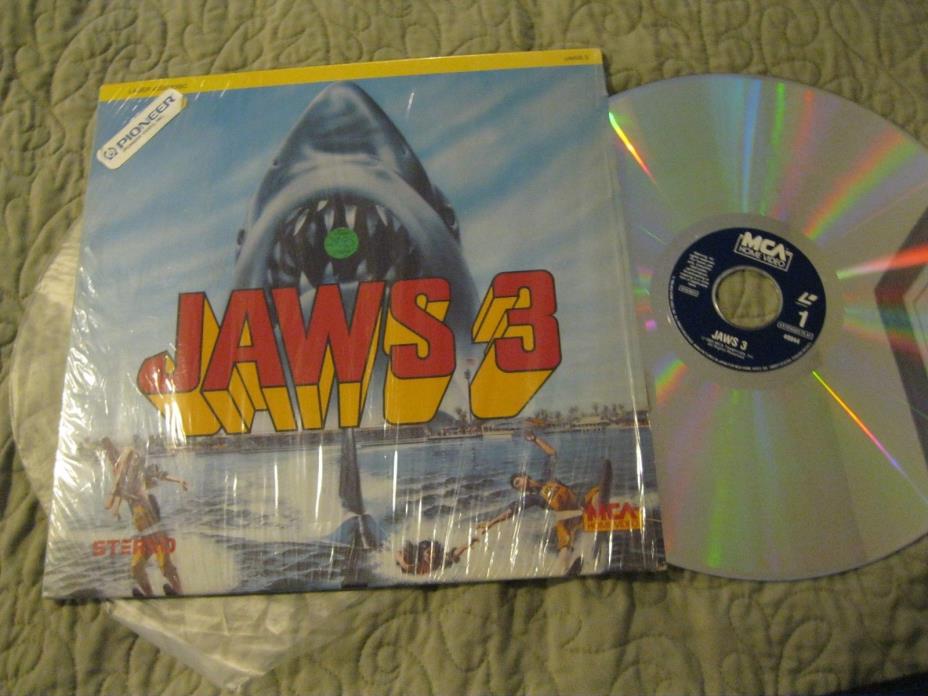 RARE JAWS 3 Sea World Sealed  Laserdisc