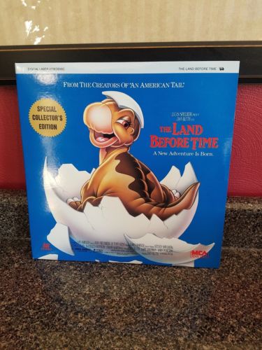 The Land Before Time Laserdisc LD Special Collector's Edition EXCELLENT COND.