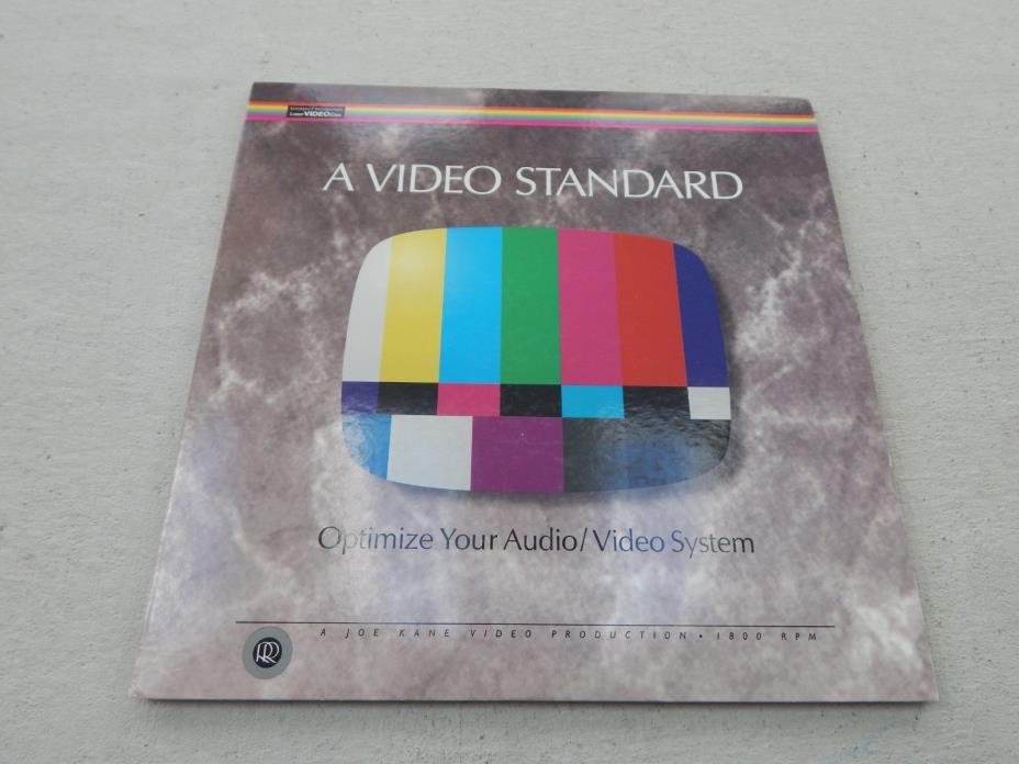 A Video Standard (1989, Laserdisc, NTSC, Reference Recordings)