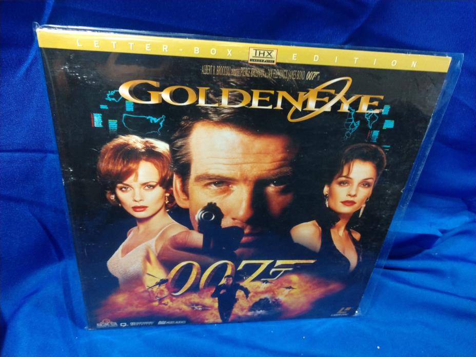 GoldenEye Letter-Box Edition Laserdisc 1995 Film Movie MGM/UA THX Pierce Brosnan