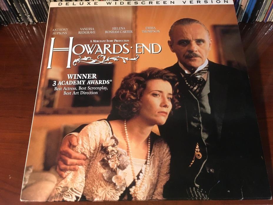 Laserdisc HOWARDS ENDS 1991 Emma Thompson Deluxe Widescreen 2-Disc Set LD