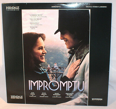 Laserdisc [2] * Impromptu * Judy Davis Hugh Grant Extended Play