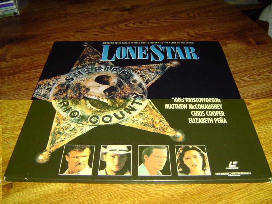 Lone Star-1996(Laserdisc)*OOP*Matthew McConaughey,Elizabeth Pena,Chris Cooper