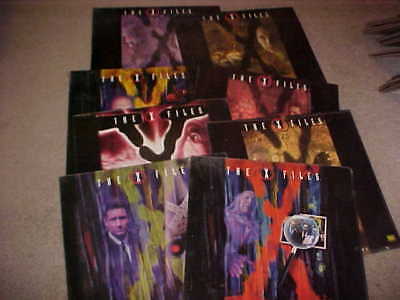 set of 8 new sealed X-Files TV show laserdiscs laserdisc. Gillian Anderson