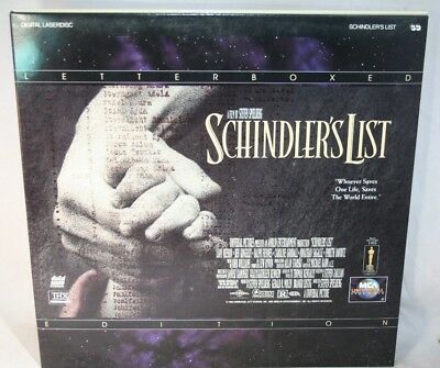 Laserdisc {c} * Schindler's List * Liam Neeson Ralph Fiennes Ben Kingsley LTRBX