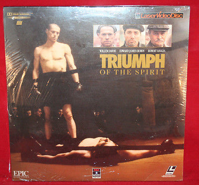 Laserdisc (R)  * Triumph of the Spirit * Willem Dafoe Edward James Olmos  New