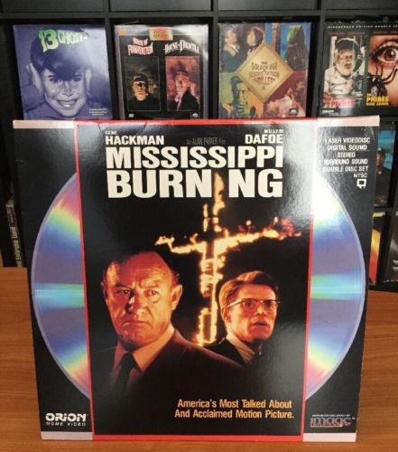 Laserdisc - Mississippi Burning - Tested - 2 Disc Set