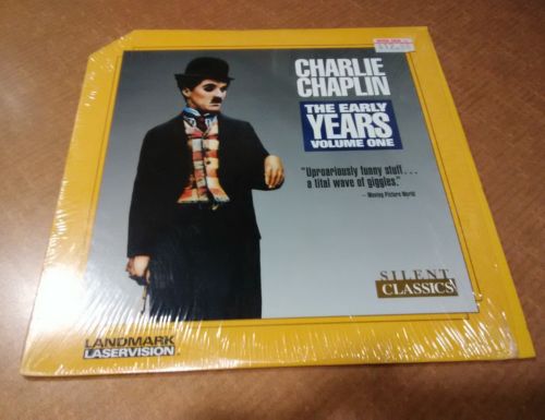 Vintage Charlie Chaplin The Early Years Volume One Laserdisc SHRINKWRAP