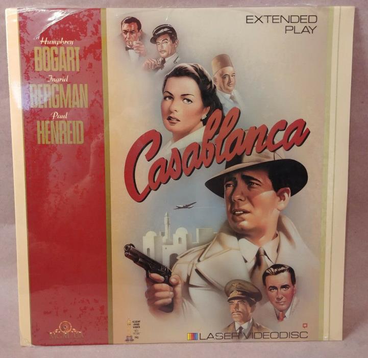 NEW SEALED Casablanca Laserdisc Extended Play