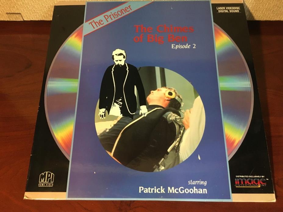 Laserdisc THE PRISONER Episode 2 The Chimes Of Big Ben Patrick McGoohan 1988