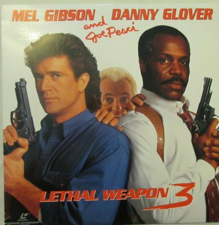 Lethal Weapon 3 1992 Laser Disc 