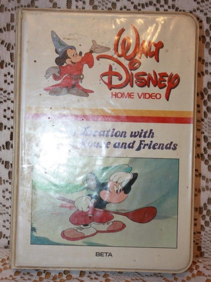 Vintage 1980 Walt Disney On Vacation with Mickey and Friends Betamax Shorts 20BS