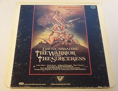 Vintage CED Video Disk The Warrior and the Sorceress