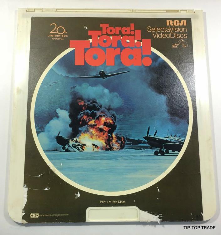 Rare Vintage RCA Tora! Tora! Tora! Selectavision Videodiscs- Part 1