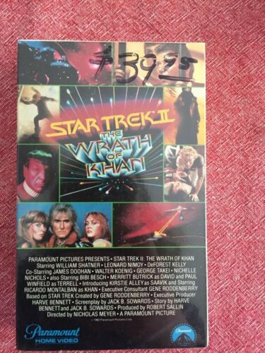 Star Trek II, The Wrath of Khan Beta Betamax 1982 Brand New