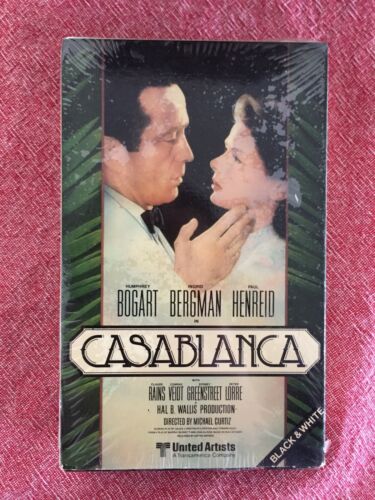 Casablanca (Beta, 1970, B&W) 1942 Film • NTSC • Magnetic Video • Betamax