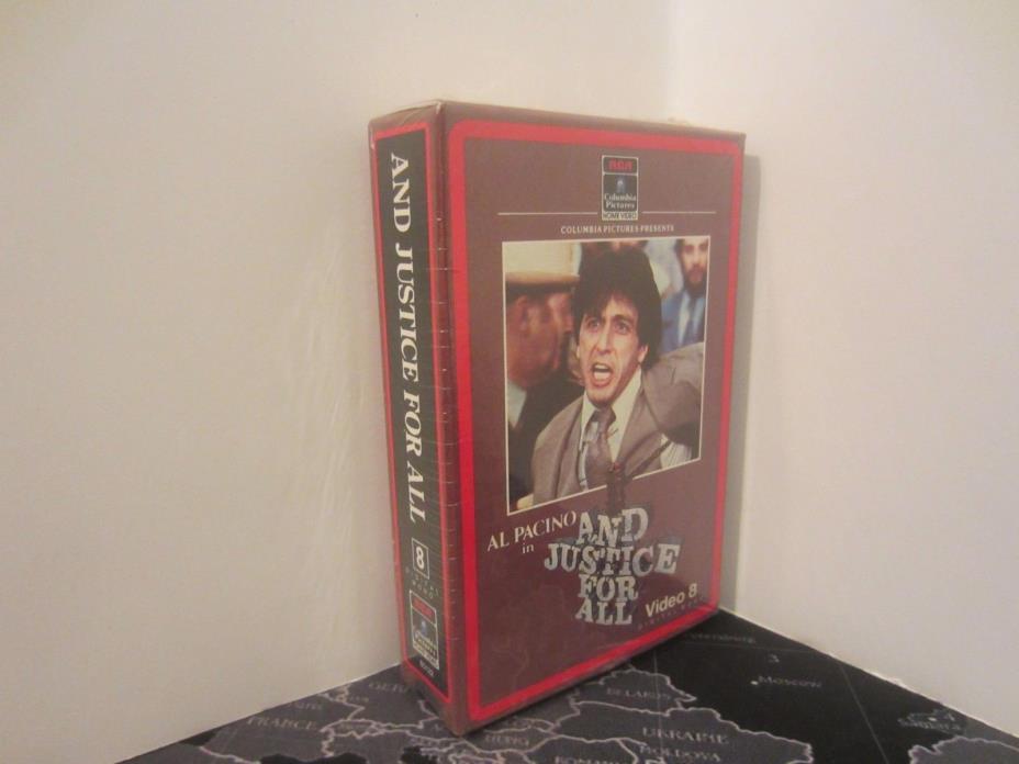 Video 8 Movie And Justice For All Al Pacino FACTORY SEALED!!!