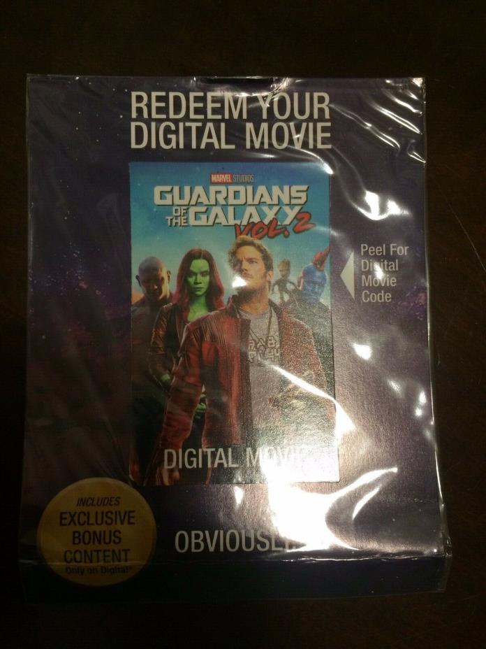 Guardians Of The Galaxy Vol. 2 Digital Code ONLY