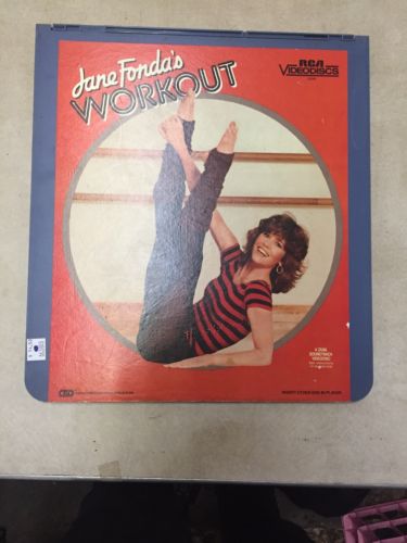 Vintage Jane Fonda Workout RCA VideoDiscs