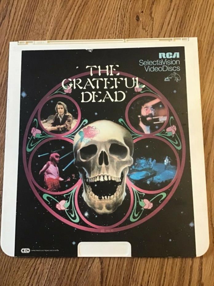 ‘The Grateful Dead’ 1981 CED videodisc, 2 hours 1974 Winterland concerts ex cond
