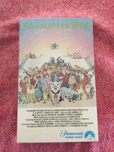 Charlotte’s Web 1973 -Paramount Release 1979 Debbie Reynolds Beta Betamax New
