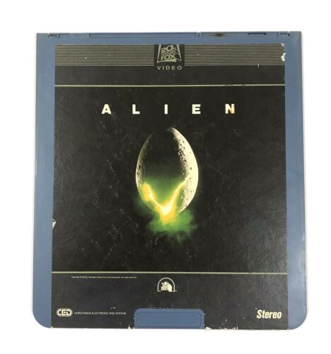 Vintage RCA Videodisc Classic Alien Movie 1979 Sigourney Weaver Monster Sci-Fi