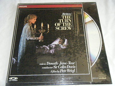SEALED 2 CD VIDEOS Britten THE TURN OF THE SCREW 1982 UK Philips 070500-1 Unitel