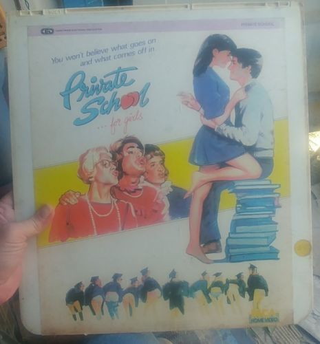 PRIVATE SCHOOL - (CED, 1983) - PHOEBE CATES - untested movie videodisc