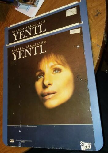 Yentl - Barbra Streisand VINTAGE CED SELECTAVISION VIDEODISC (2 disc set, 1984)