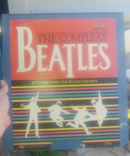 RCA CED SelectaVision Video Disc the complete Beatles untested