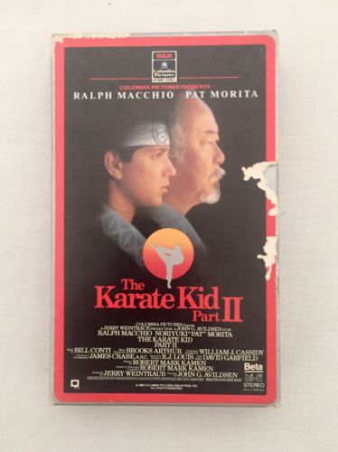 The Karate Kid Part II 2 (1986 BETA/Betamax) Ralph Macchio