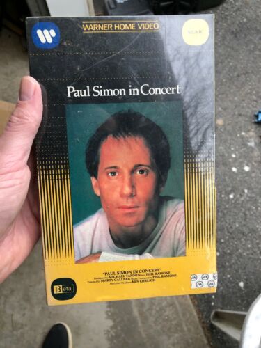 Warner Betamax NOT VHS Paul Simon In Concert 1980 One Trick Pony Tour Live Music