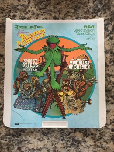 Vintage 1981 Kermit The Frog “Tales From Muppetland” Laserdisc