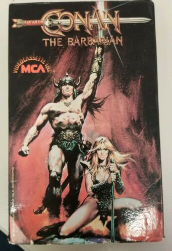 Used Conan The Barbarian Beta Videocassette Betamax Betacord Schwarzenegger 1982