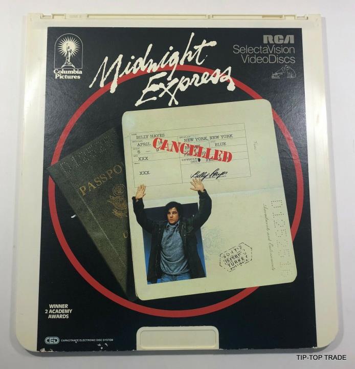 Rare Vintage RCA Midnight Express Selectavision Videodiscs