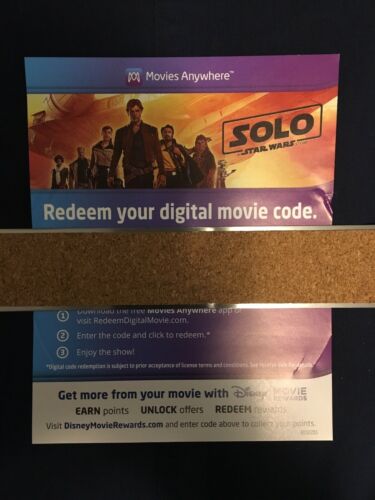 Solo A Star Wars Story Movie Digital