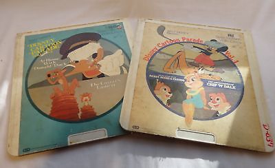 Vintage CED Video Disk Disney Cartoon Parade 2-disc set Vol 1 Vol 2