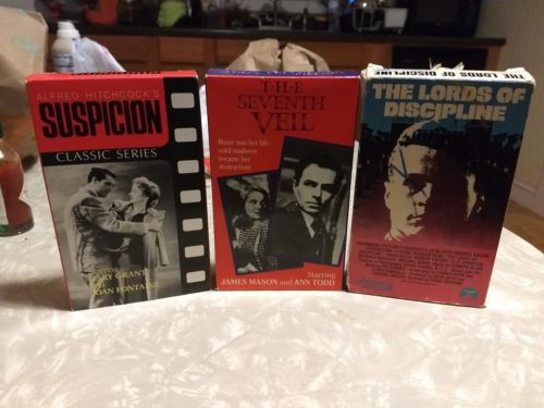 Betamax Video Tape Lot Suspicion, The Seventh Veil, Lords Of Discipline