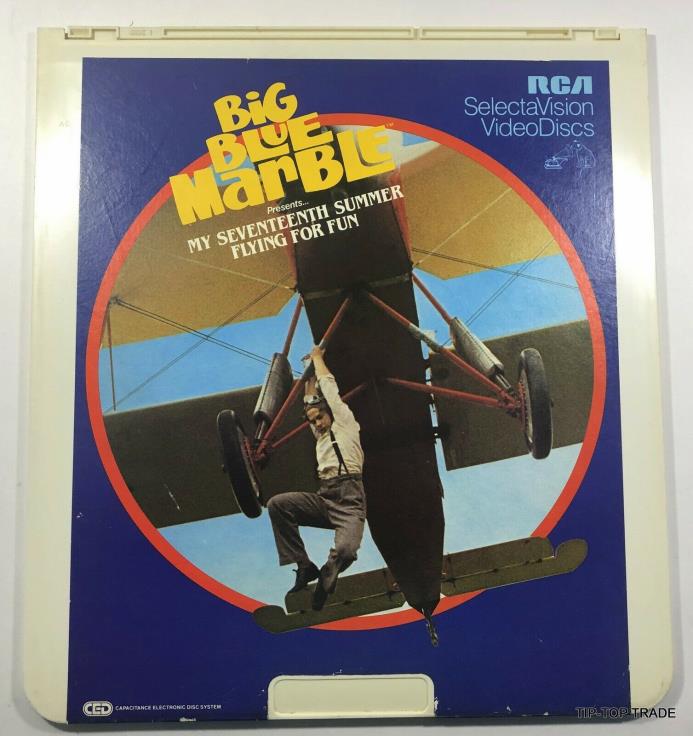Rare Vintage RCA My Seventeenth Summer-Flying For Fun Selectavision Videodiscs