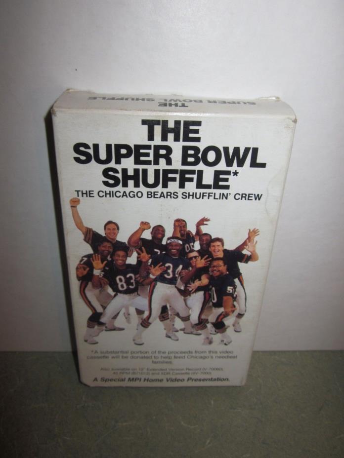 Chicago Bears The Superbowl Shuffle Beta betamax Video Tape
