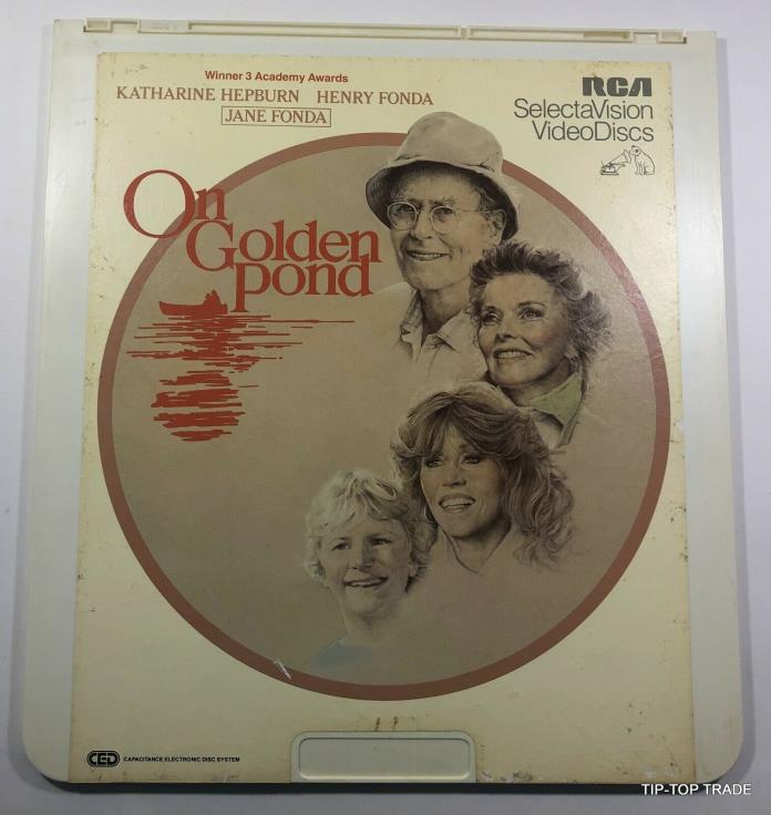 Rare Vintage RCA On Golden Pond Selectavision Videodiscs