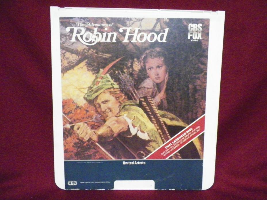 THE ADVENTURES OF ROBIN HOOD - CBS/FOX Video CED Videodisc
