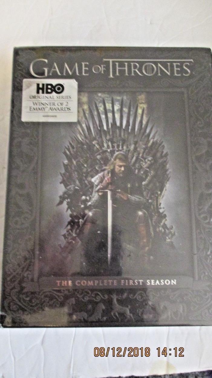 Sealed DVD GAME of THRONES, The Complete First Edition