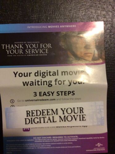 Thank You For Your Service HD Digital Code