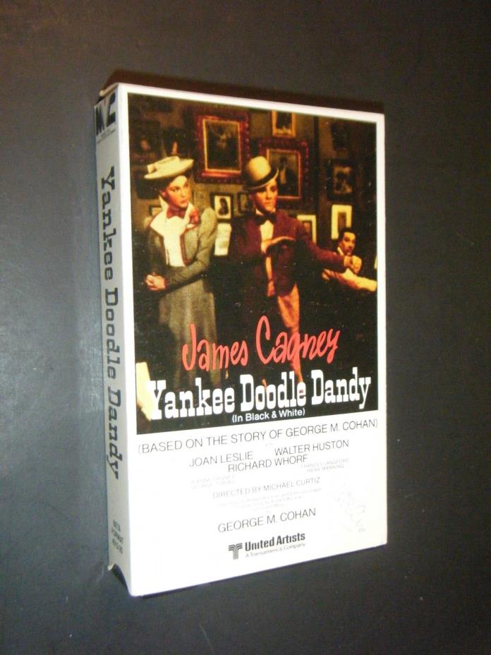Yankee Doodle Dandy Starring James Cagney United Artists Beta Video Format WWII
