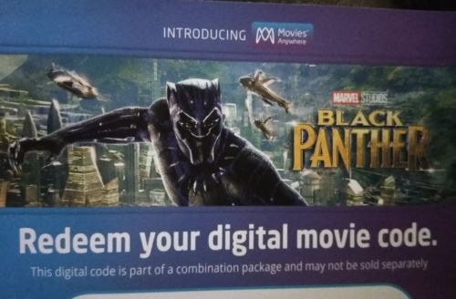 BLACK PANTHER 4K DIGITAL CODE WILL SEND THROUGH EMAIL
