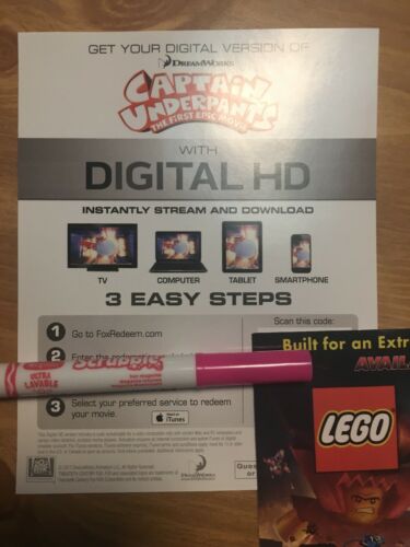 Captain Underpants Digital code