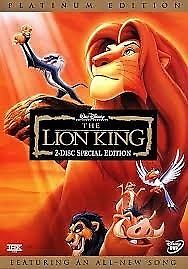 The Lion King DVD 2003 2-Disc Set Platinum Edition
