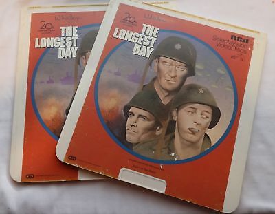 Vintage CED Video Disk The Longest Day