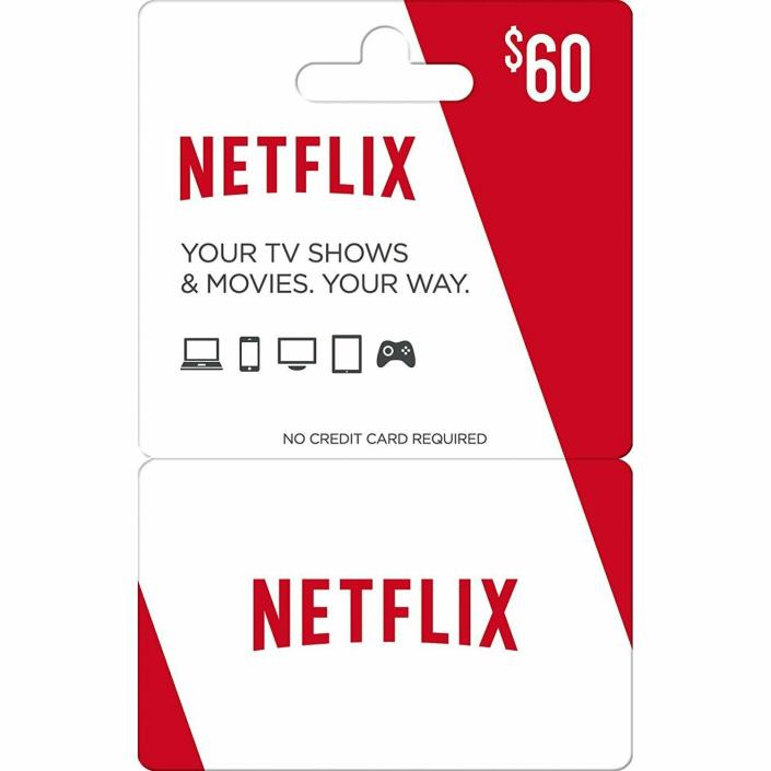 Netflix Gift Card $60 Value | DISCOUNTED| Email Delivery Within 24 Hours